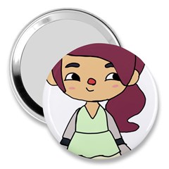 Toca Life Self Made Character  3  Handbag Mirrors by Fundigitalart234