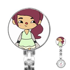 Toca Life Self Made Character  Stainless Steel Nurses Watch by Fundigitalart234