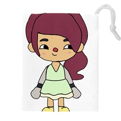 Toca Life Self Made Character  Drawstring Pouch (4xl) by Fundigitalart234