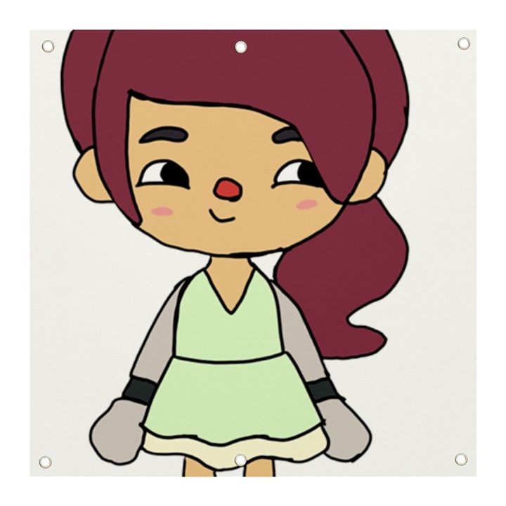 Toca life self made character  Banner and Sign 3  x 3 