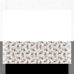 Warm Blossom Harmony Floral Pattern Rectangular Jigsaw Puzzl by dflcprintsclothing