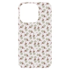 Warm Blossom Harmony Floral Pattern Iphone 14 Pro Black Uv Print Case by dflcprintsclothing