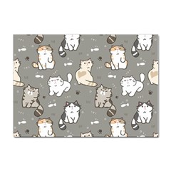 Cute Cat Pattern Cartoon Sticker A4 (10 Pack) by Cowasu