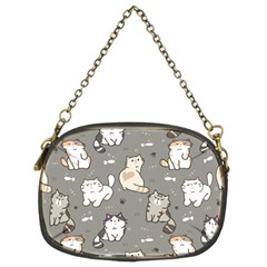 Cute Cat Pattern Cartoon Chain Purse (two Sides) by Cowasu