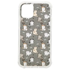 Cute Cat Pattern Cartoon Iphone 12 Mini Tpu Uv Print Case	 by Cowasu