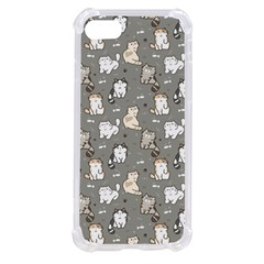 Cute Cat Pattern Cartoon Iphone Se by Cowasu