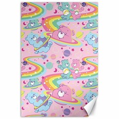 Bears Kawaii Pattern Canvas 24  X 36  by Cowasu