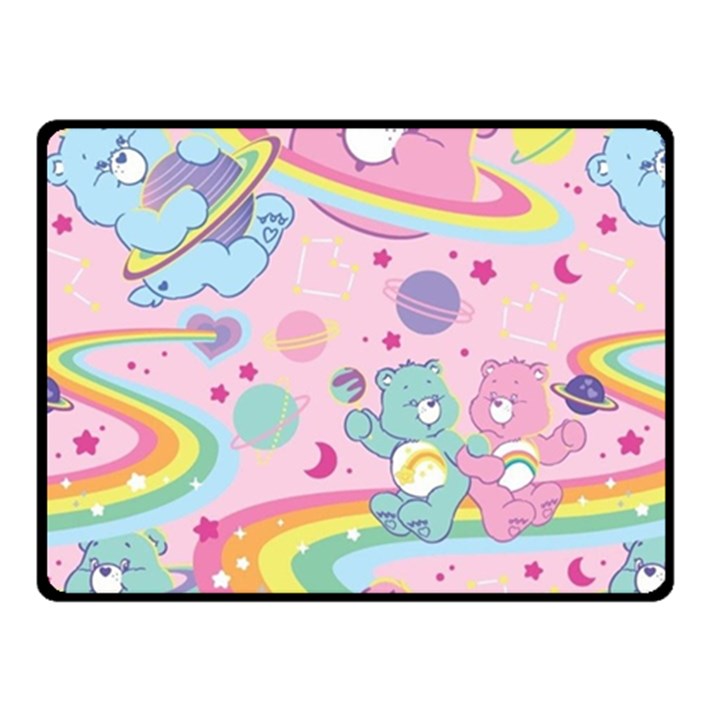 Bears Kawaii Pattern Fleece Blanket (Small)