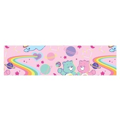 Bears Kawaii Pattern Oblong Satin Scarf (16  X 60 ) by Cowasu