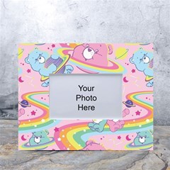 Bears Kawaii Pattern White Tabletop Photo Frame 4 x6  by Cowasu