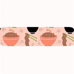 Japanese Street Food Soba Noodle In Bowl Large Bar Mat by Cowasu