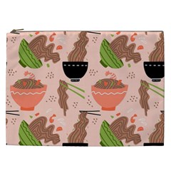 Japanese Street Food Soba Noodle In Bowl Cosmetic Bag (xxl) by Cowasu