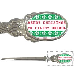 Merry Christmas Ya Filthy Animal Letter Opener