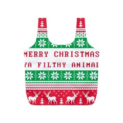 Merry Christmas Ya Filthy Animal Full Print Recycle Bag (s) by Cowasu