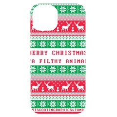 Merry Christmas Ya Filthy Animal Iphone 14 Black Uv Print Case by Cowasu