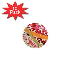 Japanese Kimono Pattern 1  Mini Magnet (10 Pack)  by Cowasu