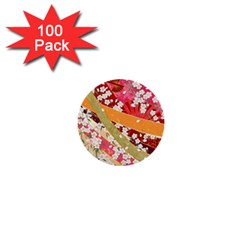 Japanese Kimono Pattern 1  Mini Buttons (100 Pack)  by Cowasu