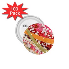 Japanese Kimono Pattern 1 75  Buttons (100 Pack)  by Cowasu