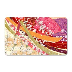 Japanese Kimono Pattern Magnet (rectangular) by Cowasu