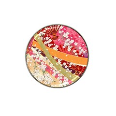 Japanese Kimono Pattern Hat Clip Ball Marker (4 Pack) by Cowasu