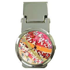 Japanese Kimono Pattern Money Clip Watches by Cowasu