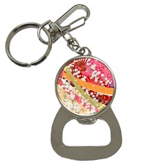 Japanese Kimono Pattern Bottle Opener Key Chain by Cowasu