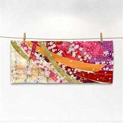 Japanese Kimono Pattern Hand Towel by Cowasu