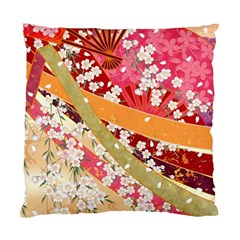 Japanese Kimono Pattern Standard Cushion Case (one Side) by Cowasu