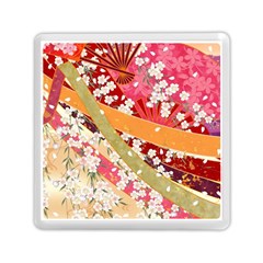 Japanese Kimono Pattern Memory Card Reader (square) by Cowasu