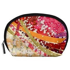 Japanese Kimono Pattern Accessory Pouch (large) by Cowasu