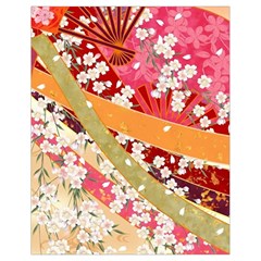 Japanese Kimono Pattern Drawstring Bag (small) by Cowasu