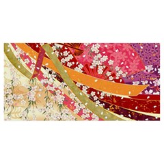 Japanese Kimono Pattern Banner And Sign 8  X 4  by Cowasu