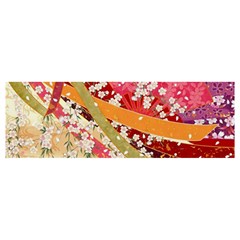 Japanese Kimono Pattern Banner And Sign 12  X 4  by Cowasu