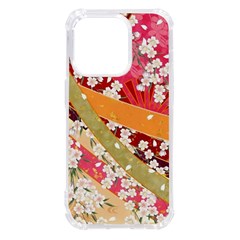 Japanese Kimono Pattern Iphone 14 Pro Tpu Uv Print Case