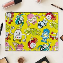 Robot Pattern Lego Cosmetic Bag (xl) by Cowasu