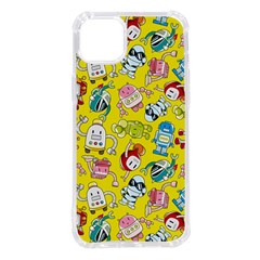 Robot Pattern Lego Iphone 14 Plus Tpu Uv Print Case by Cowasu