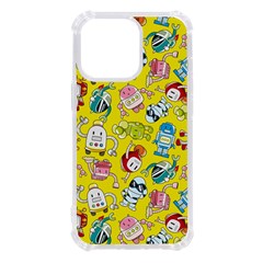 Robot Pattern Lego Iphone 13 Pro Tpu Uv Print Case