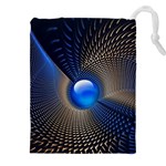 Abstract Background Pattern Drawstring Pouch (5XL) Front