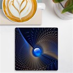 Abstract Background Pattern UV Print Square Tile Coaster  Front