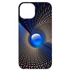 Abstract Background Pattern Iphone 14 Black Uv Print Case