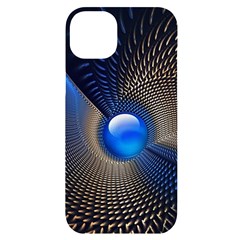 Abstract Background Pattern Iphone 14 Plus Black Uv Print Case