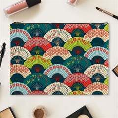 Japanese Fans Bright Pattern Cosmetic Bag (xl) by Cowasu