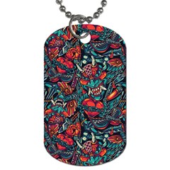 Japanese Graffiti Dog Tag (one Side) by Cowasu