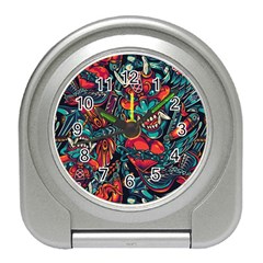 Japanese Graffiti Travel Alarm Clock by Cowasu