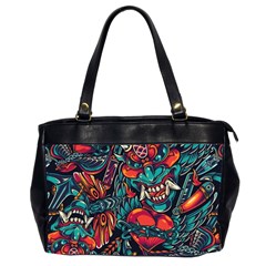 Japanese Graffiti Oversize Office Handbag (2 Sides)