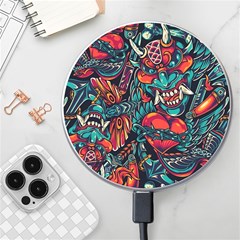 Japanese Graffiti Wireless Fast Charger(white) by Cowasu