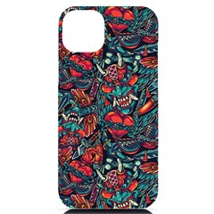 Japanese Graffiti Iphone 14 Plus Black Uv Print Case