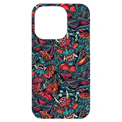 Japanese Graffiti Iphone 14 Pro Black Uv Print Case