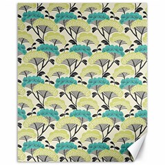 Flora Nature Color Japanese Patterns Canvas 16  X 20  by Cowasu