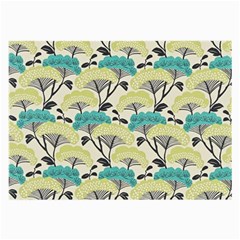 Flora Nature Color Japanese Patterns Large Glasses Cloth (2 Sides) by Cowasu